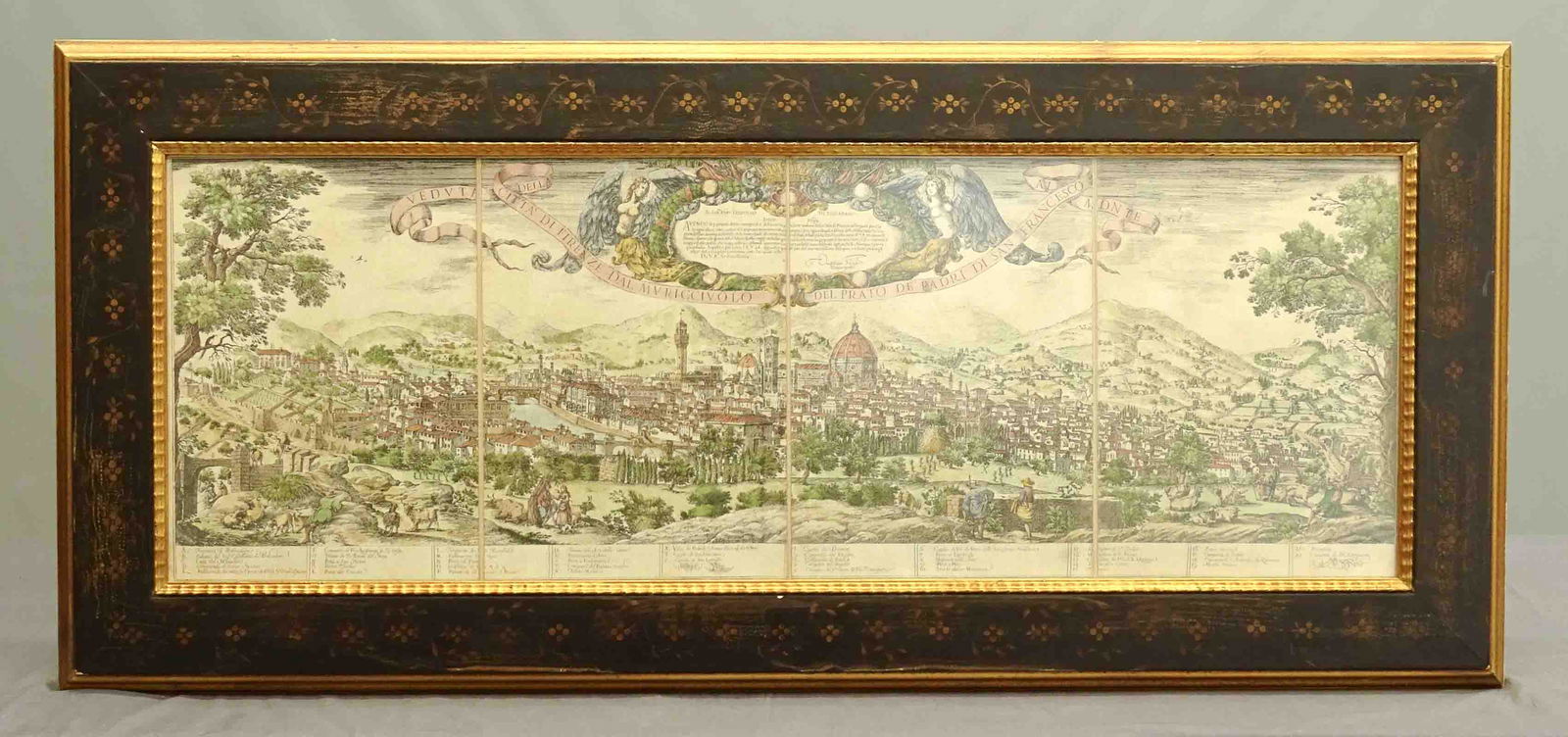 Italian Lithograph On Linen (1 of 5)