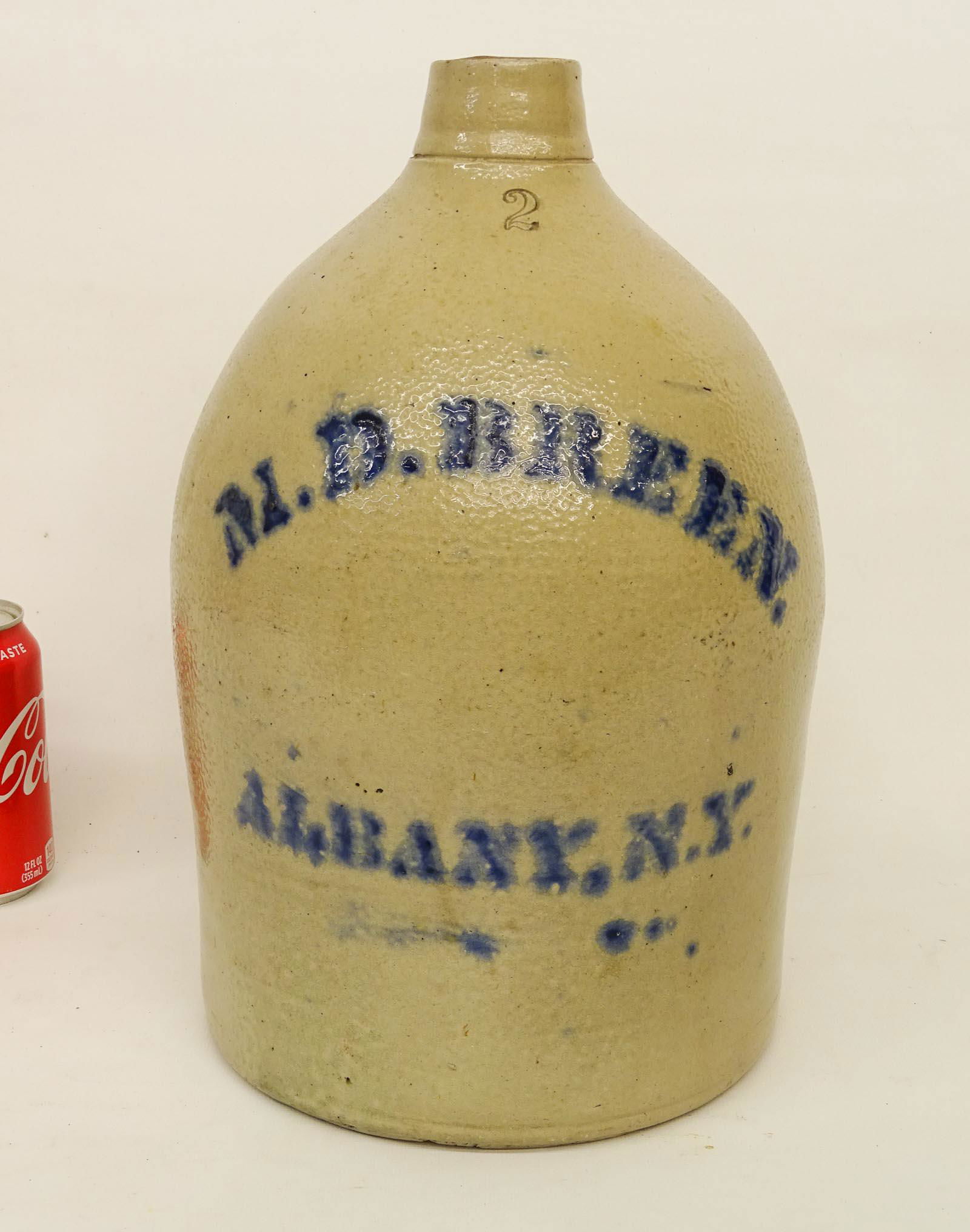 19th c. Stoneware Crock (1 of 3)