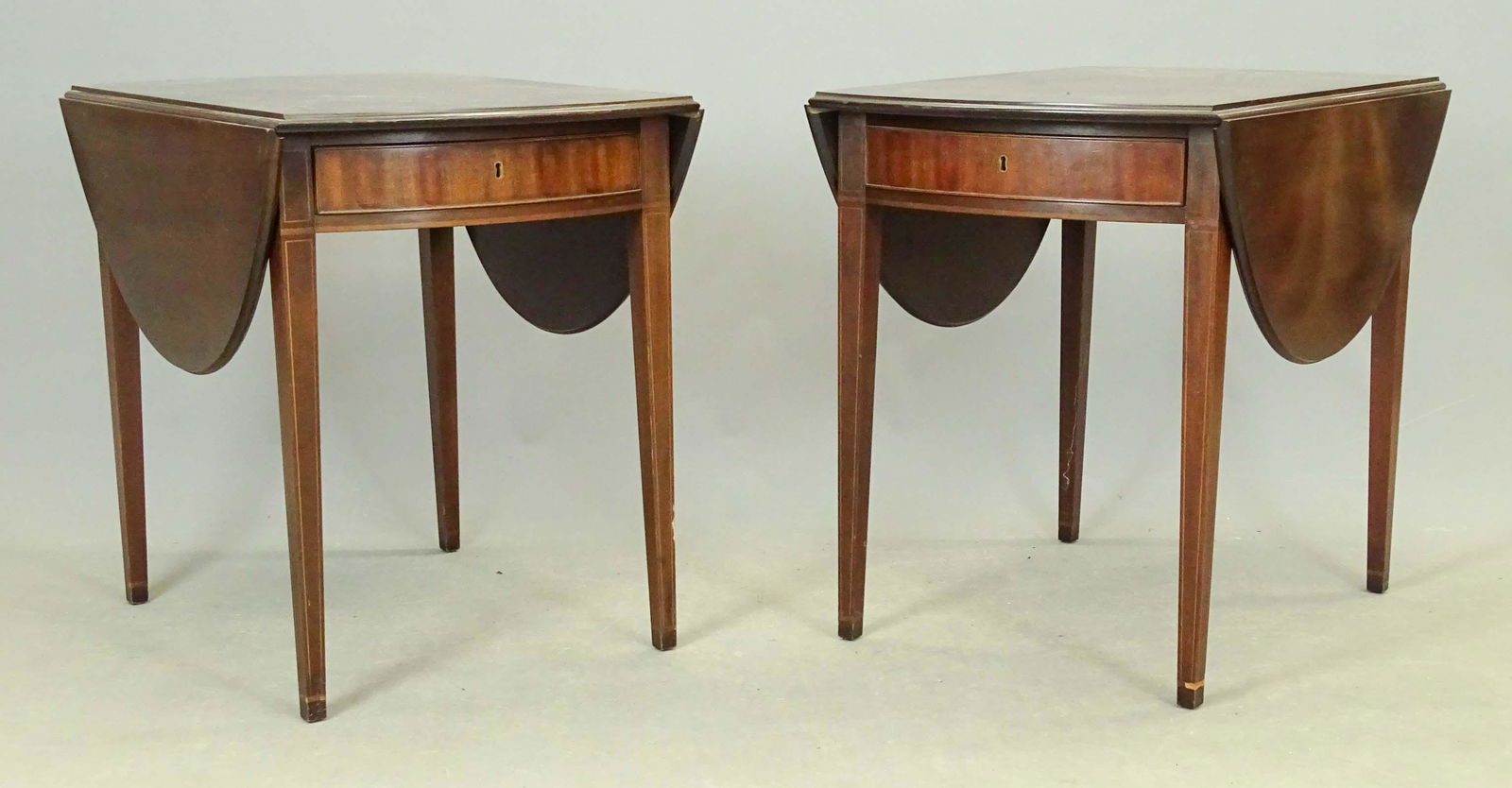 Pair Williamsburg Edition Dropleaf Tables (1 of 6)