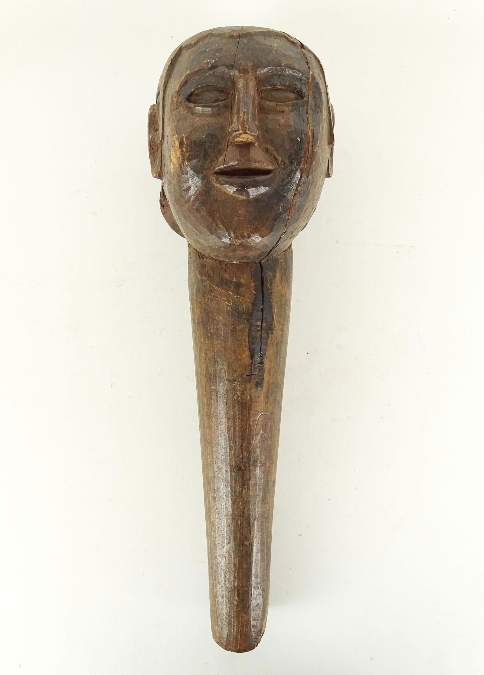 Folk Art Carved Head (1 of 5)