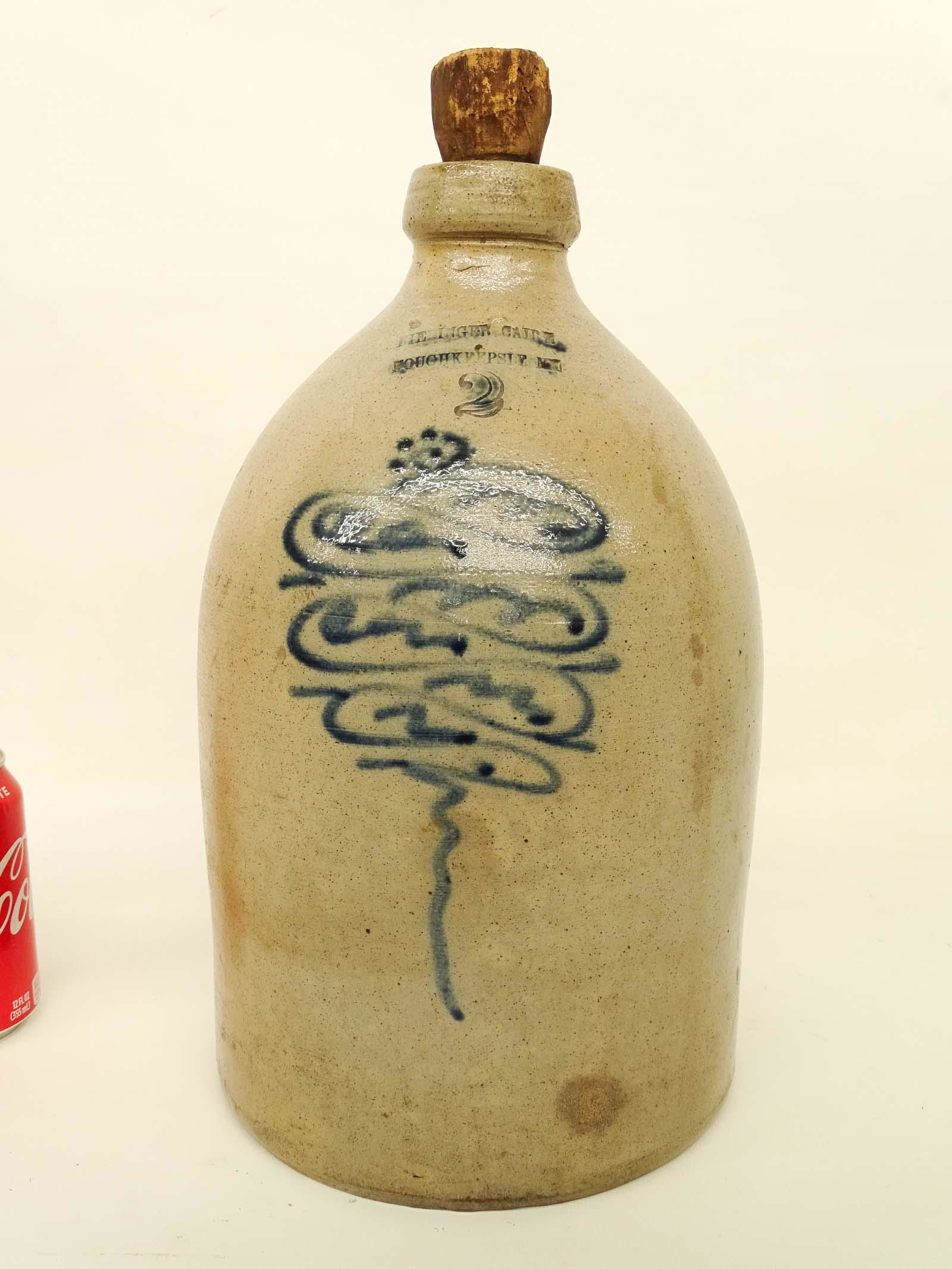 19th c. Stoneware Jug (1 of 6)