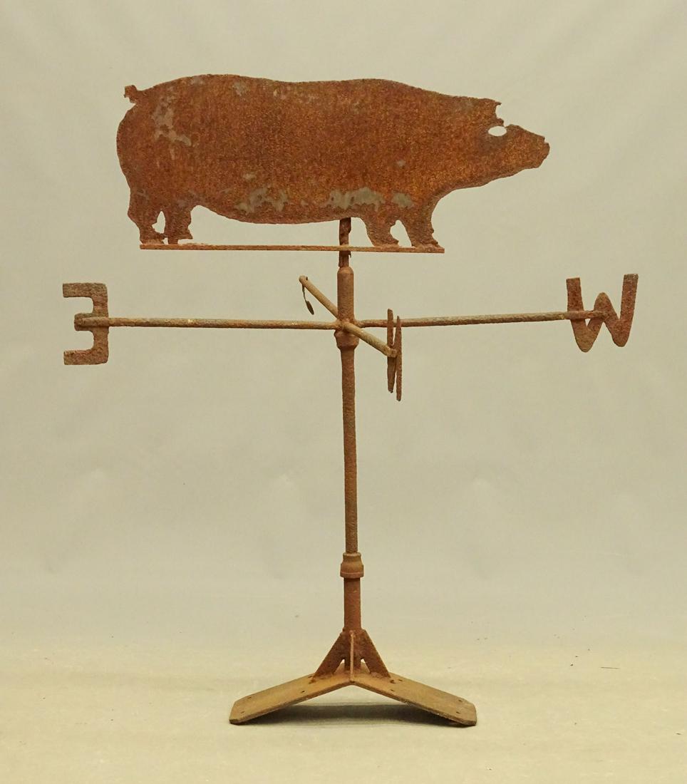 Sheet Metal Pig Weathervane (1 of 7)