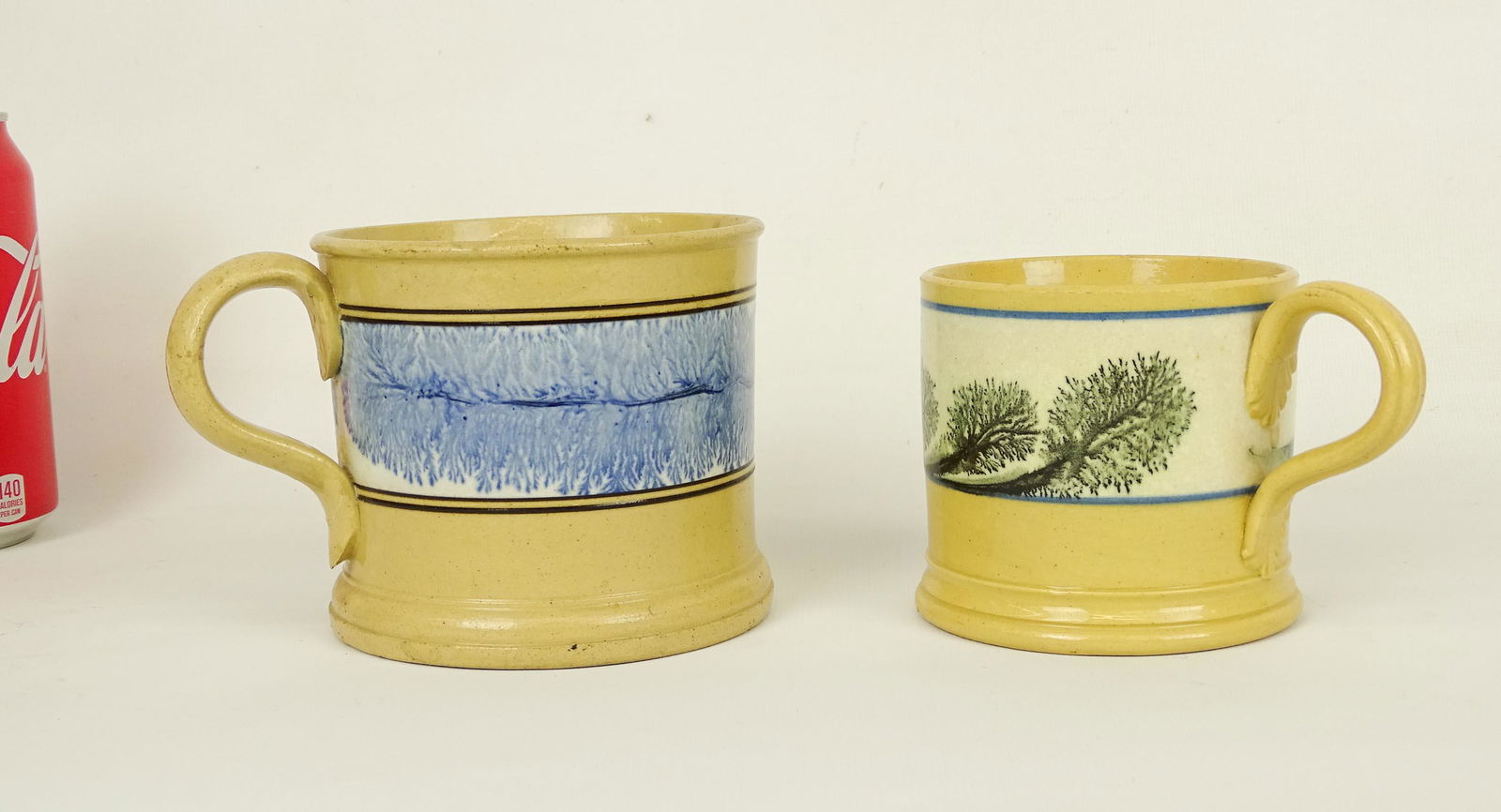 19th c. Mochaware Mugs (1 of 6)