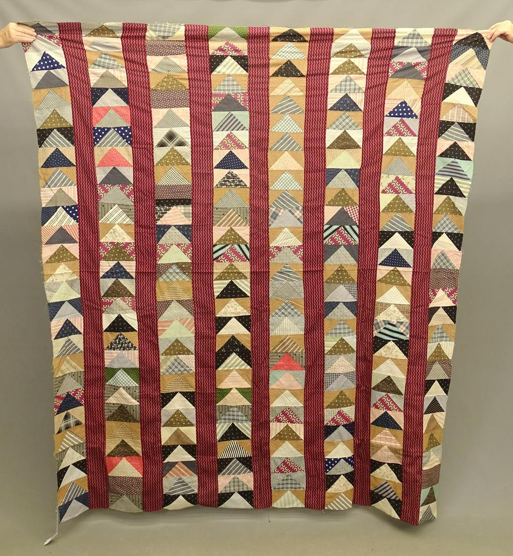 19th c. Quilt Top (1 of 2)