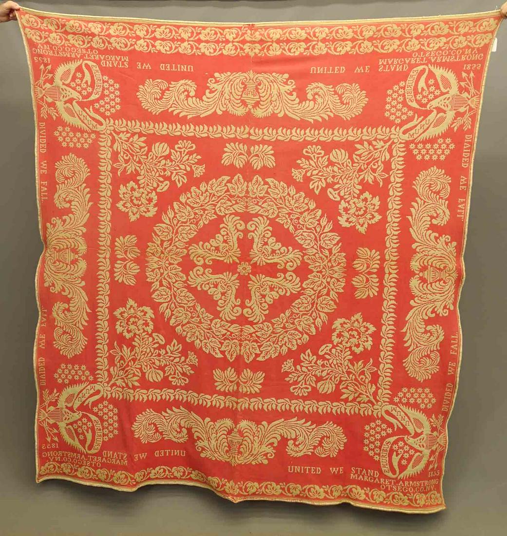 19th c. James Tyler Coverlet (1 of 5)