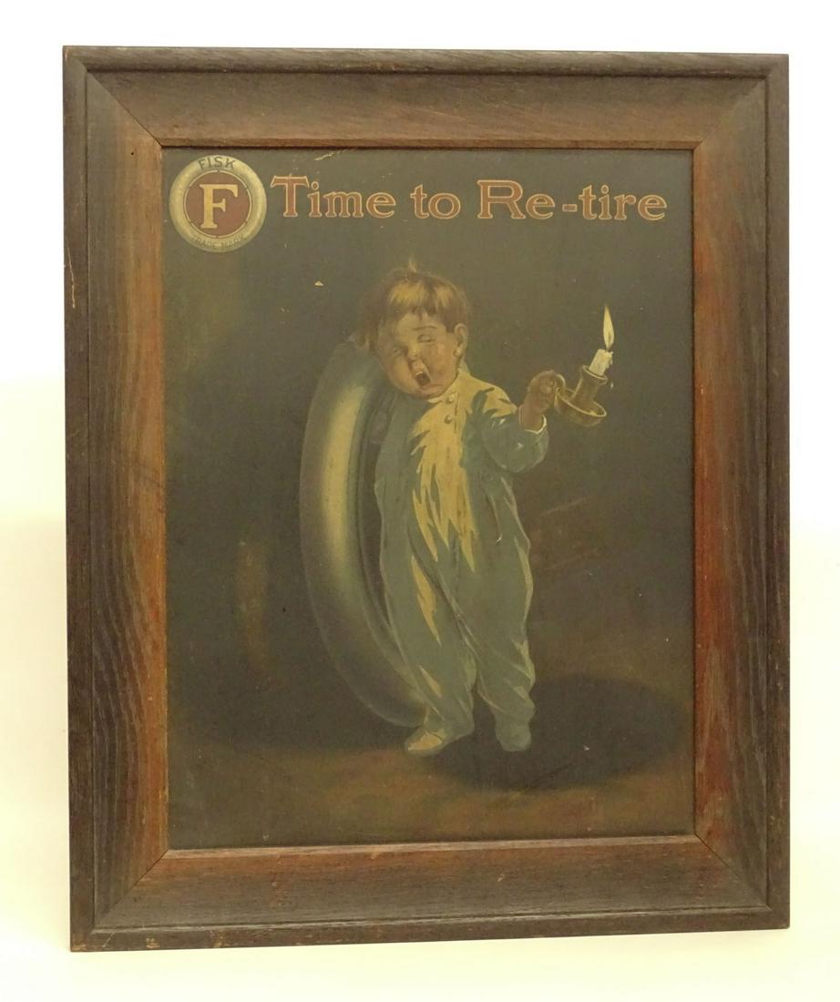 Early Fisk Tire Advertising Poster (1 of 2)