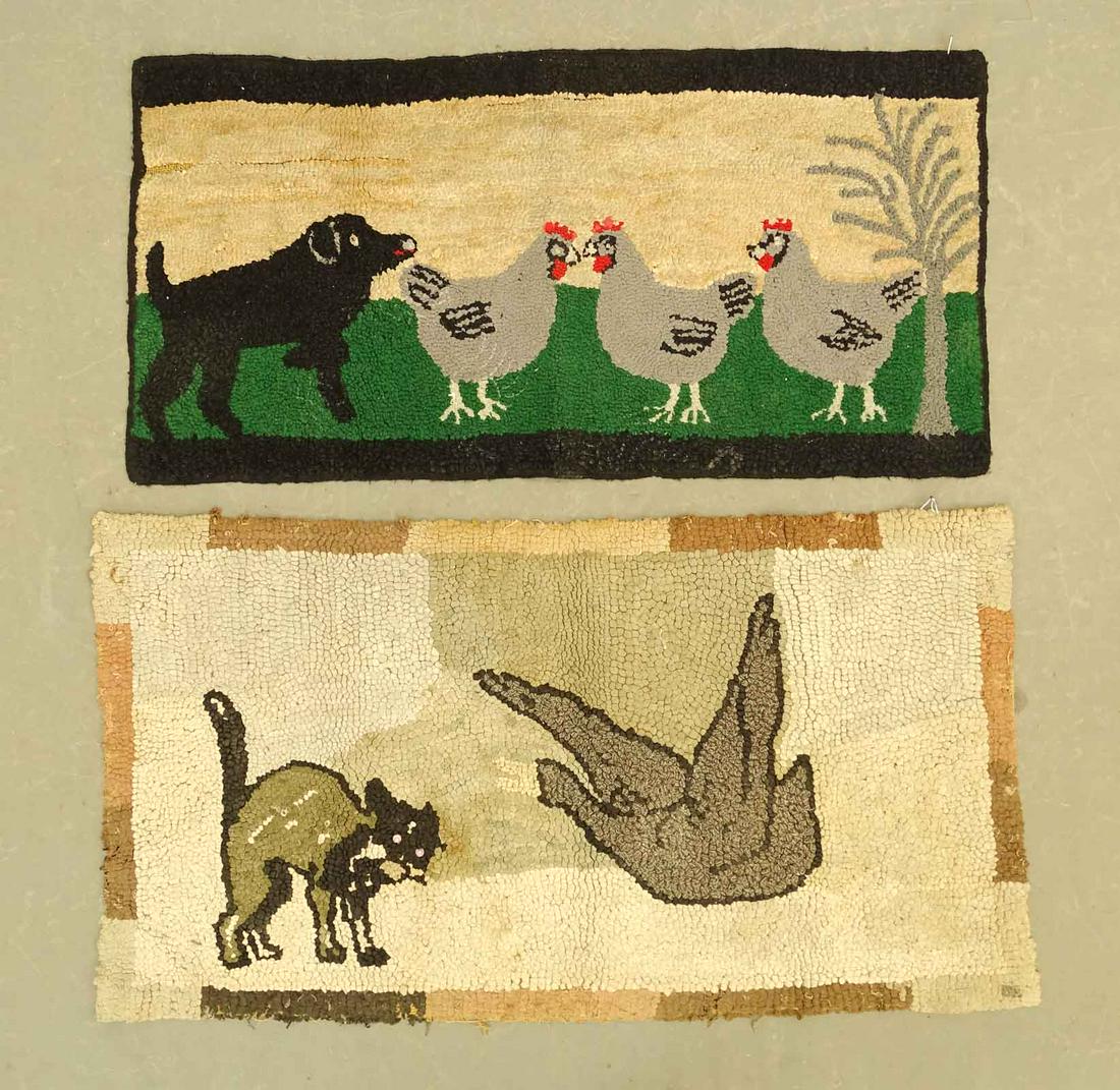 Hooked Rug Lot (1 of 5)