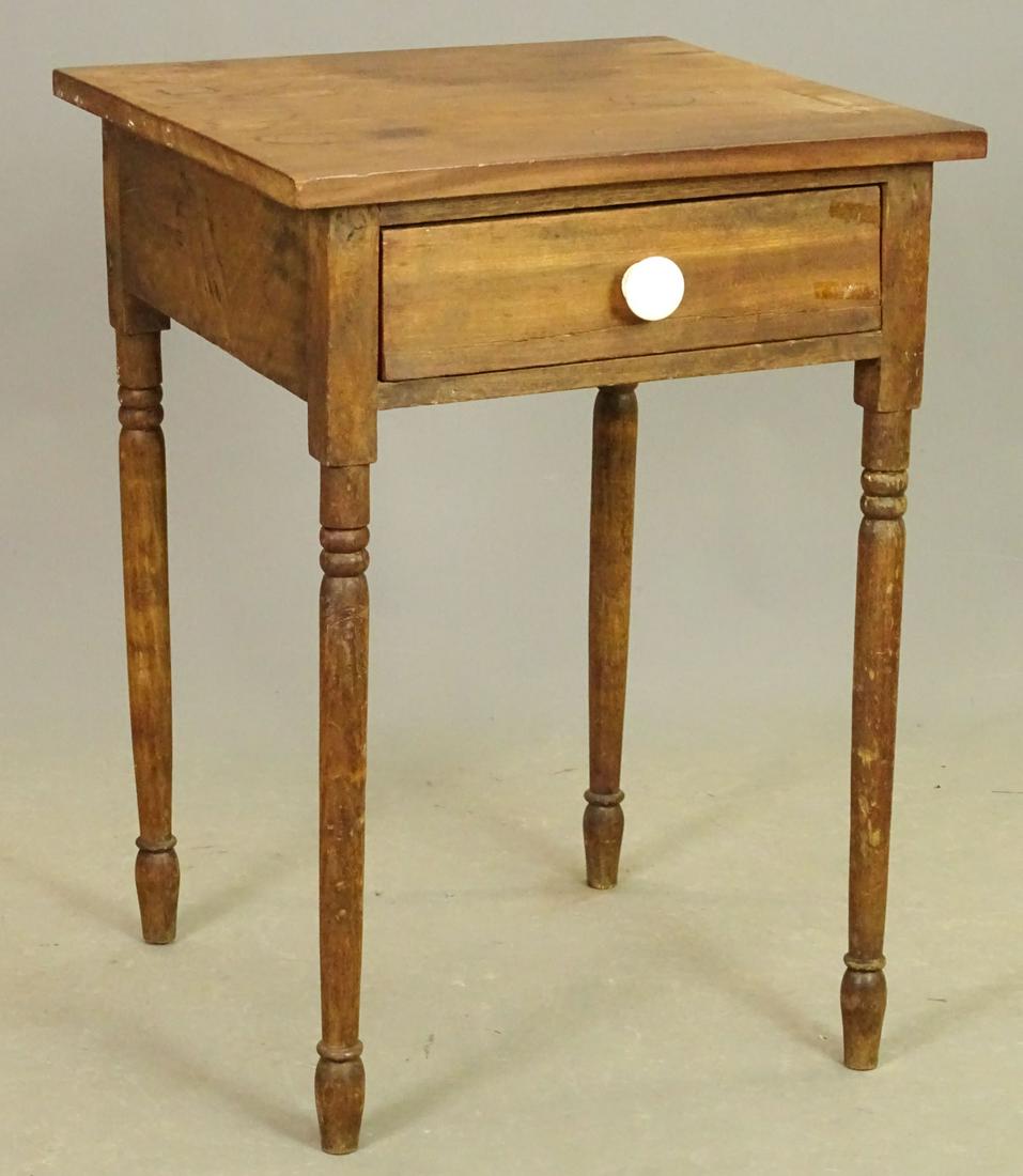 19th c. Single Drawer Stand (1 of 4)