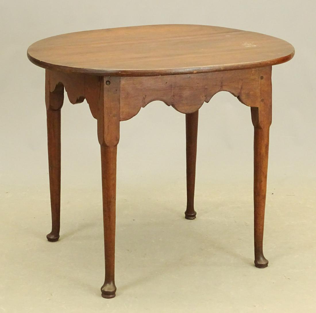 18th c. Queen Anne Tavern Table (1 of 3)