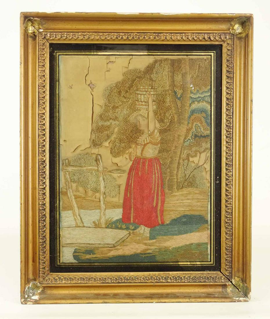 19th c. Silk Needlework (1 of 5)