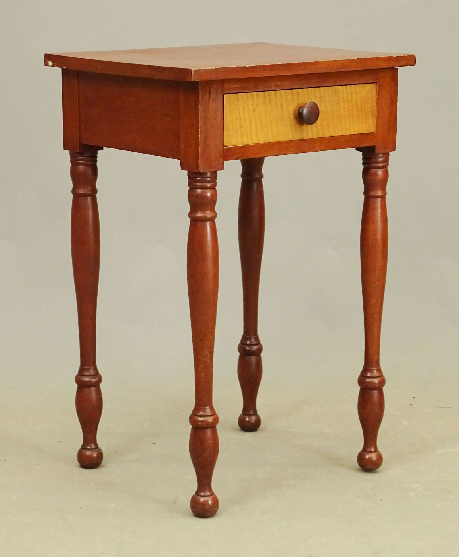 19th c. Single Drawer Stand (1 of 4)