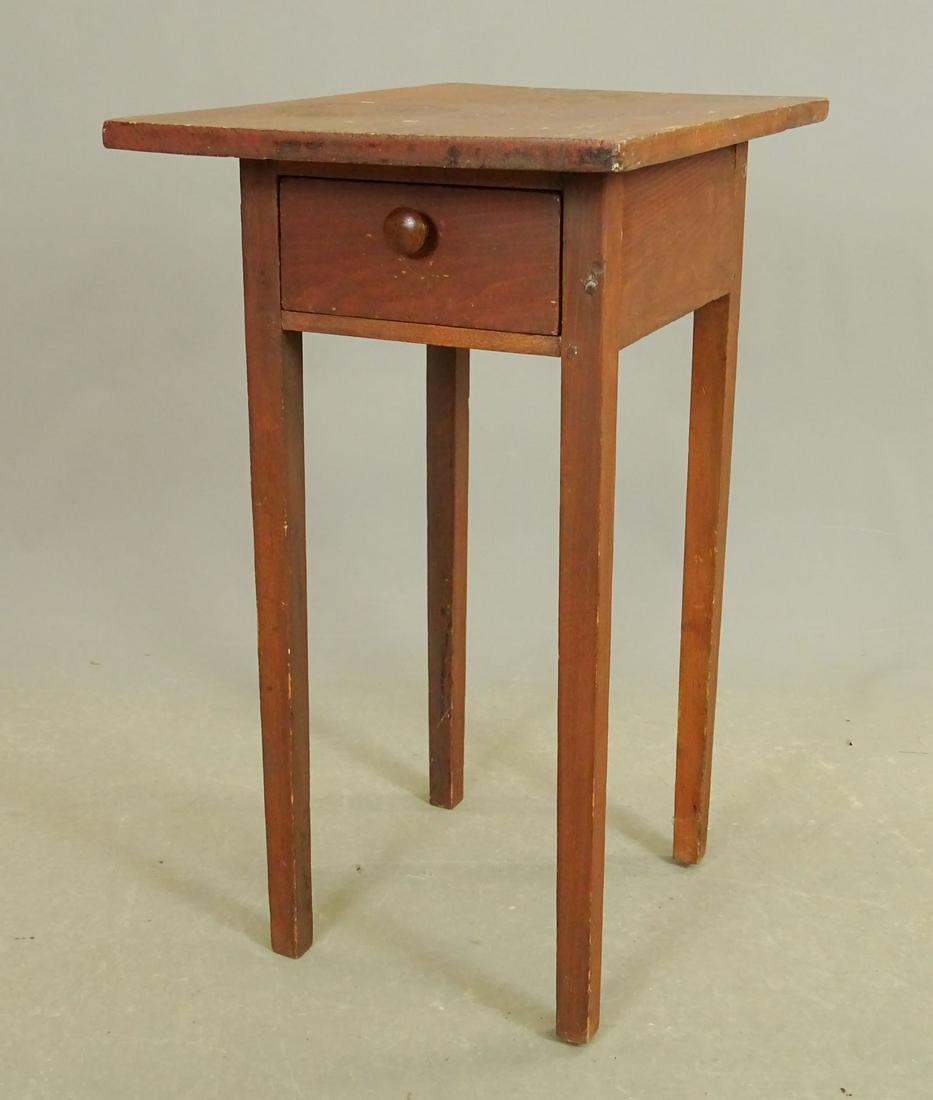 19th c. Single Drawer Stand (1 of 4)