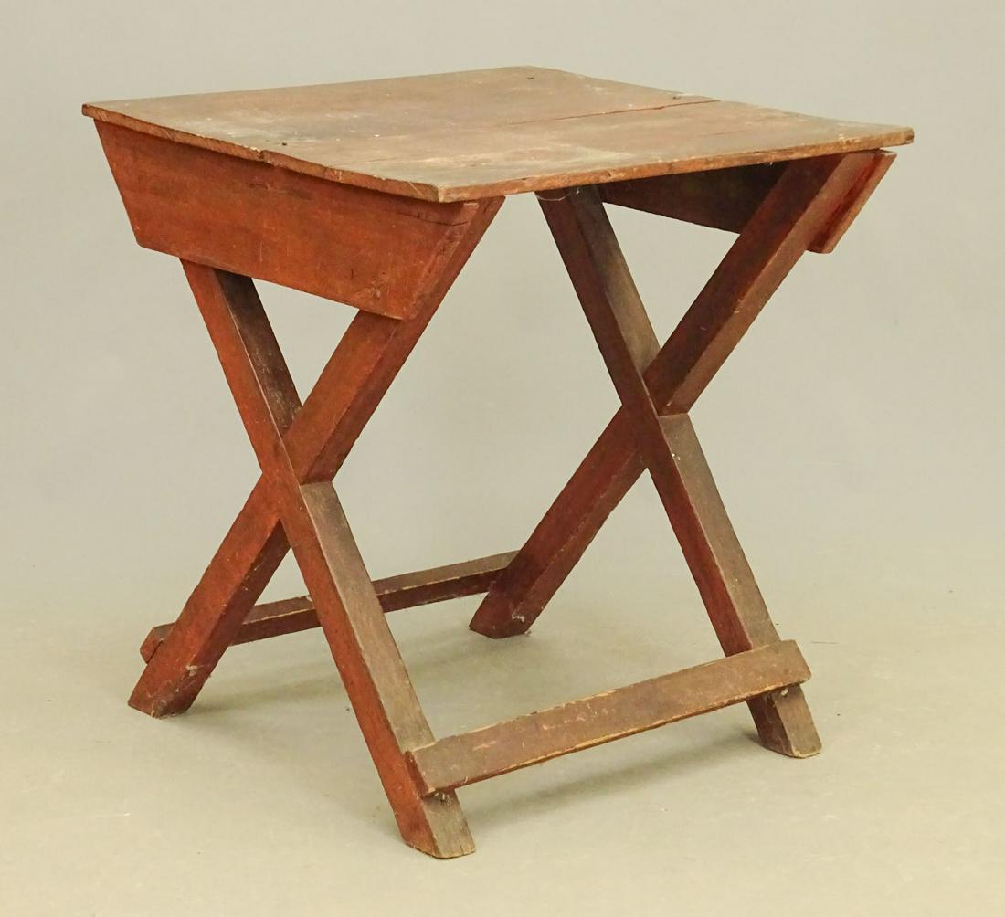 19th c. Sawbuck Table (1 of 3)