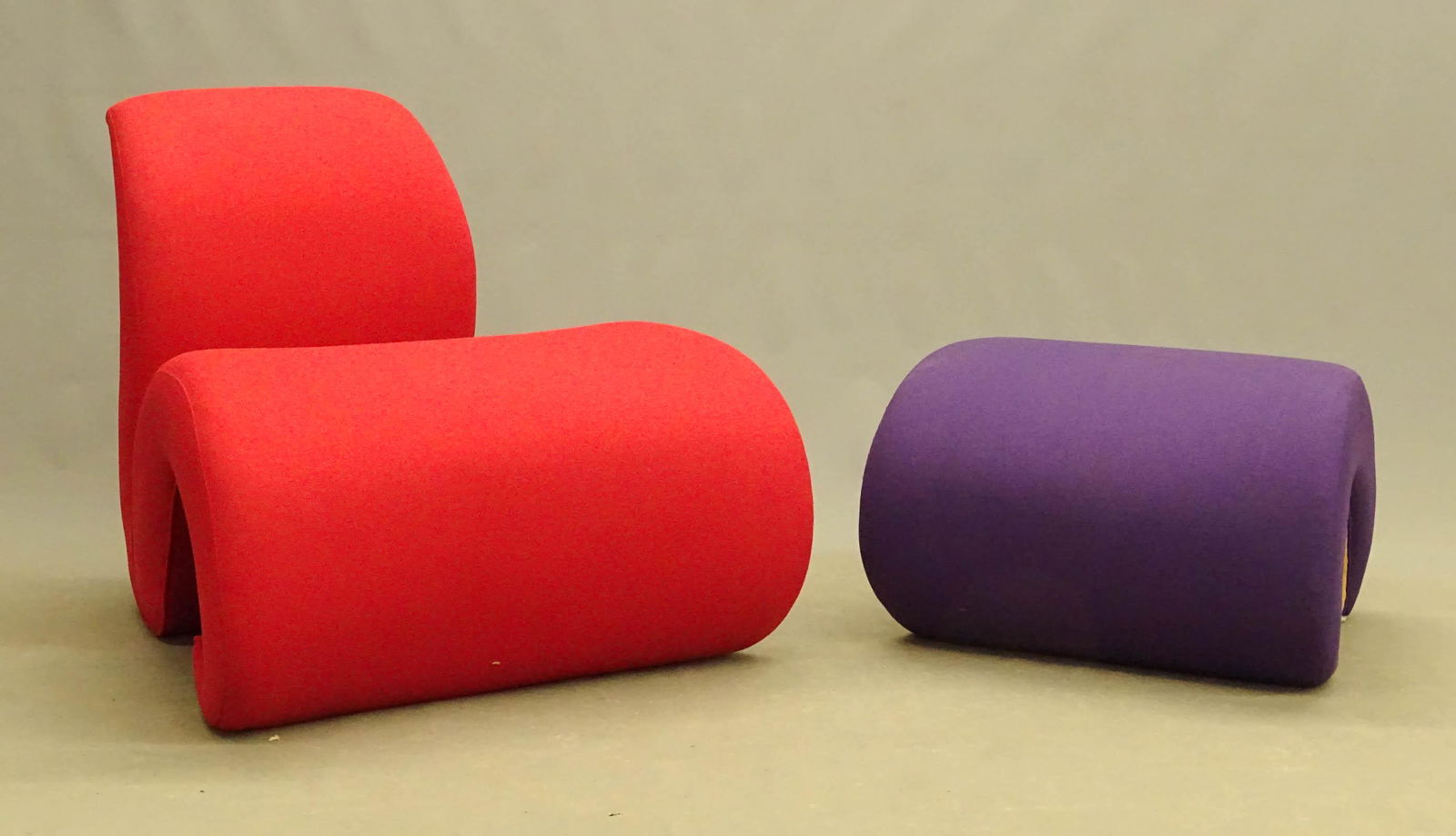 Modern Design Chair & Footstool (1 of 9)