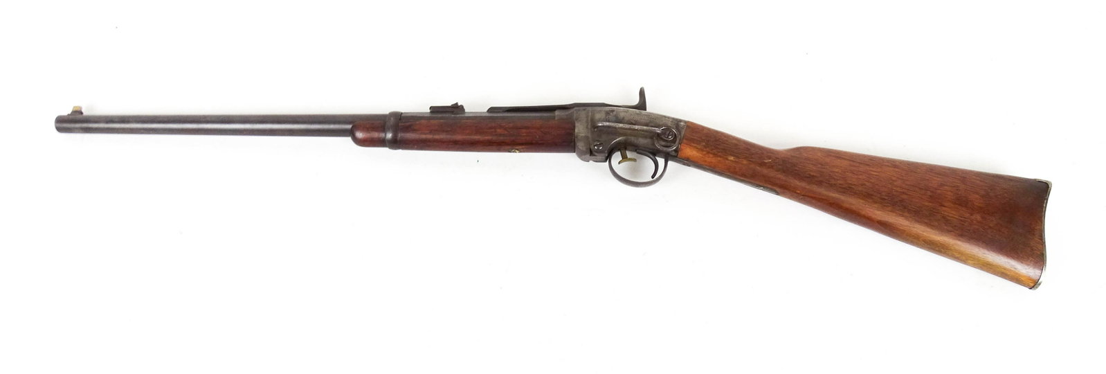 Mass Arms Artillery Smith Carbine Civil War Rifle: Early Mass Arms Artillery Smith carbine Civil War rifle. Break action .50 cal, black powder. 39" L.. 20" barrel.