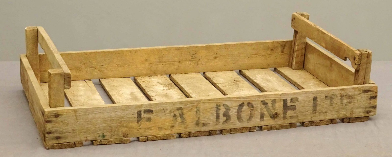 Potato Crate: Early potato crate. 29 1/2" x 18" x 6".