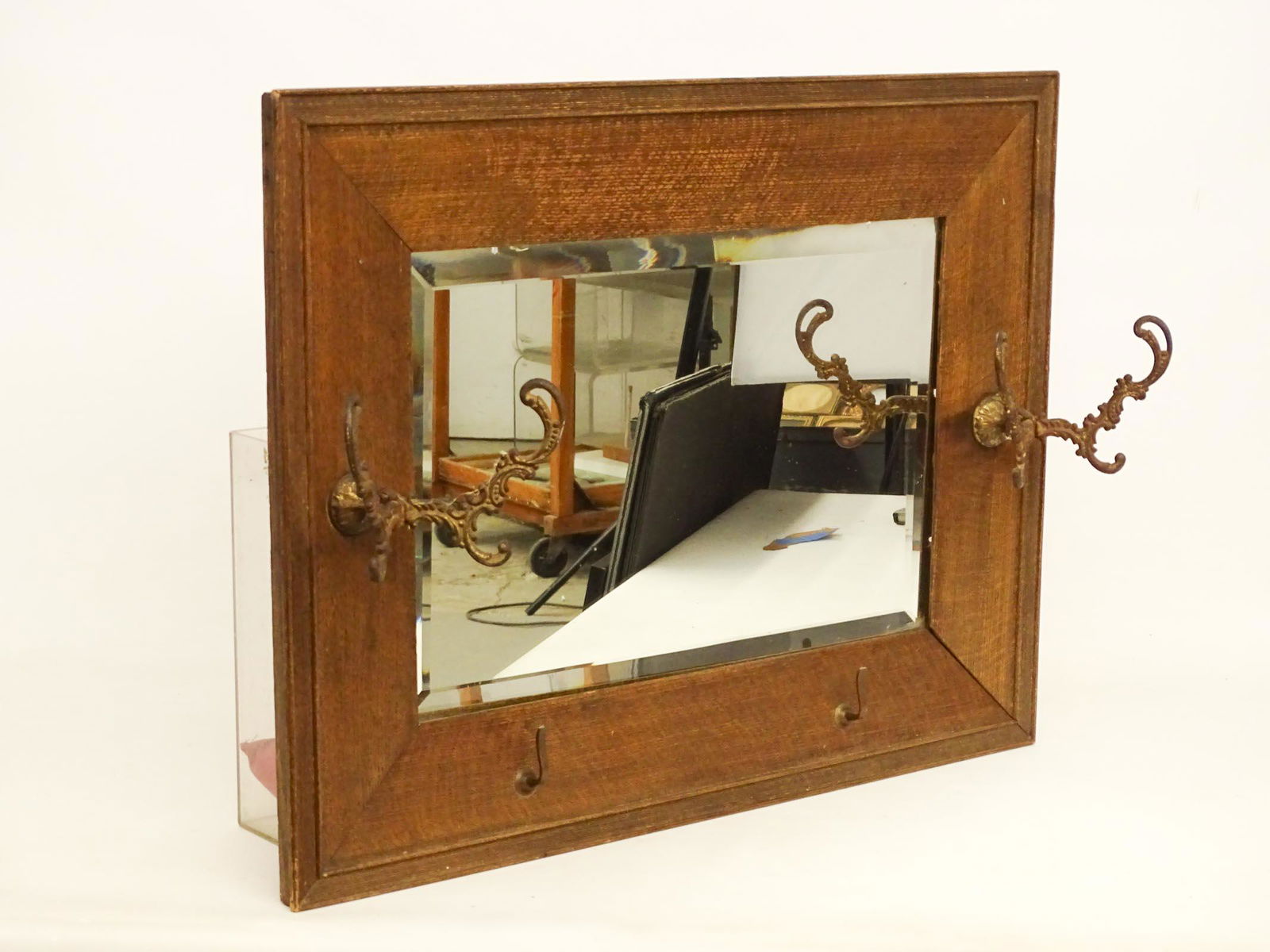 C. 1900 Mirrored Hat Rack (1 of 4)