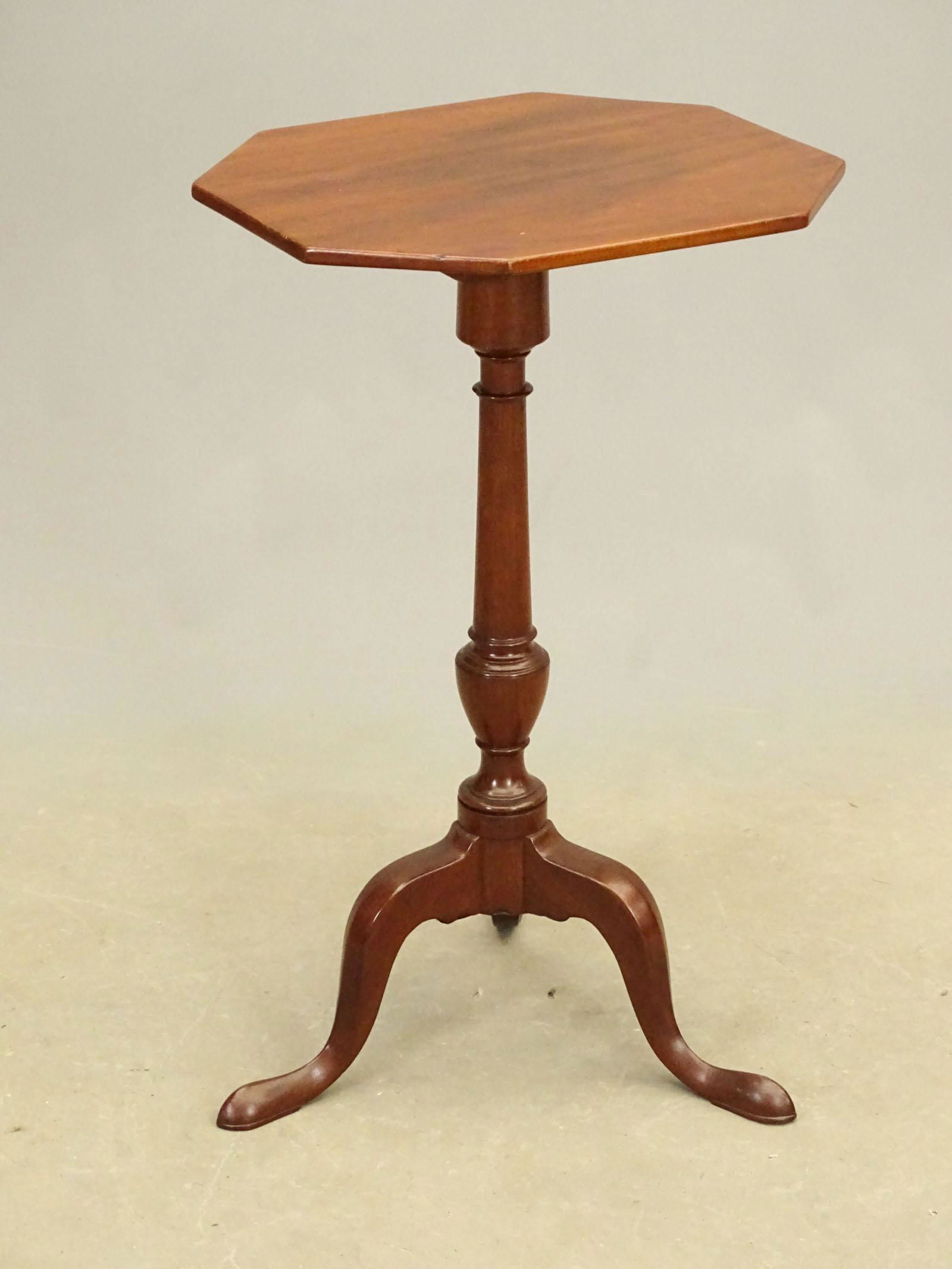 18th c. Mahogany Candlestand (1 of 6)