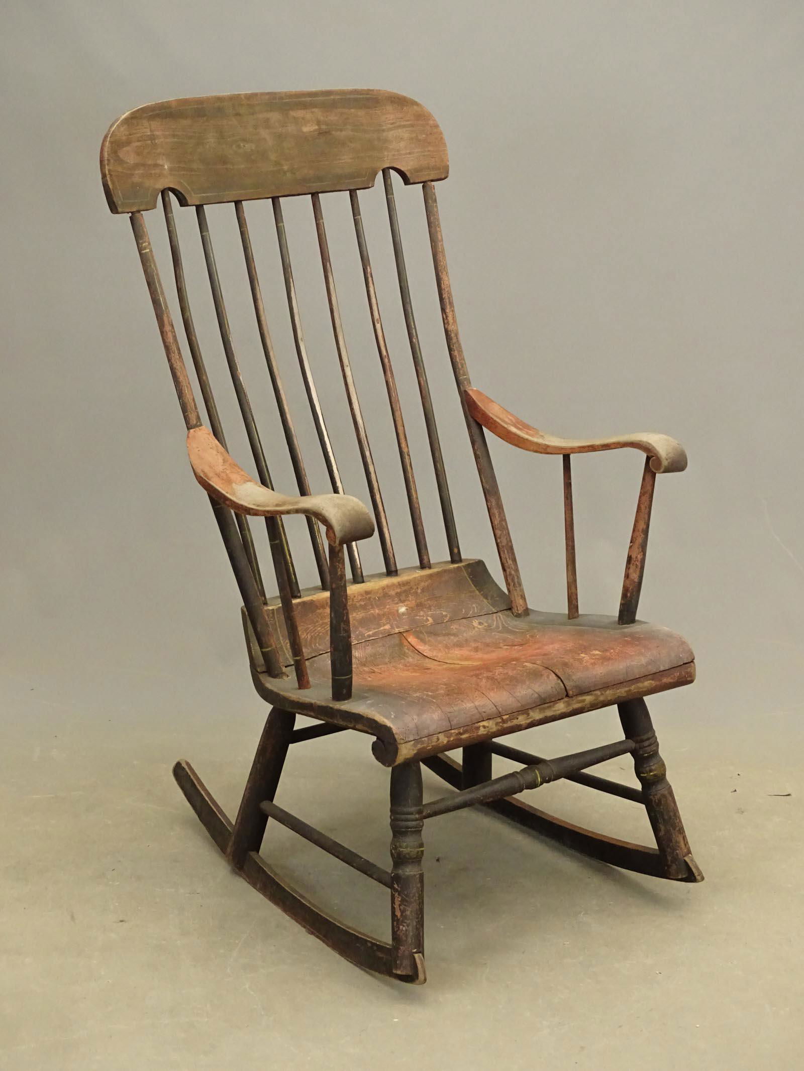 19th c. Boston Rocking Chair (1 of 3)