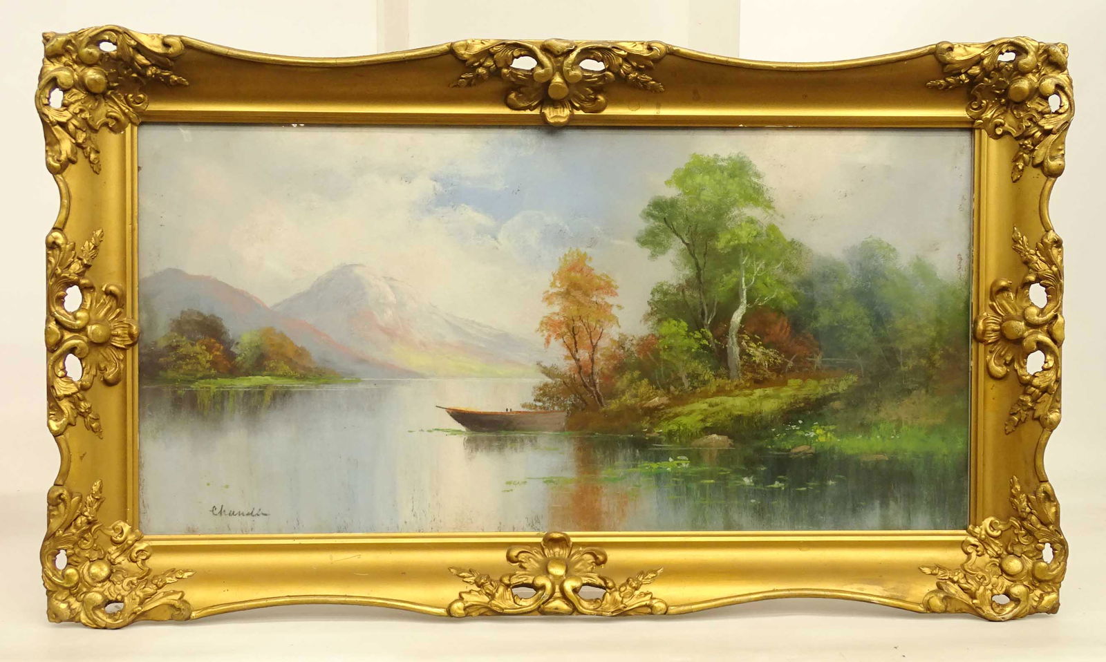 Pastel Landscape Signed Chandler (1 of 4)