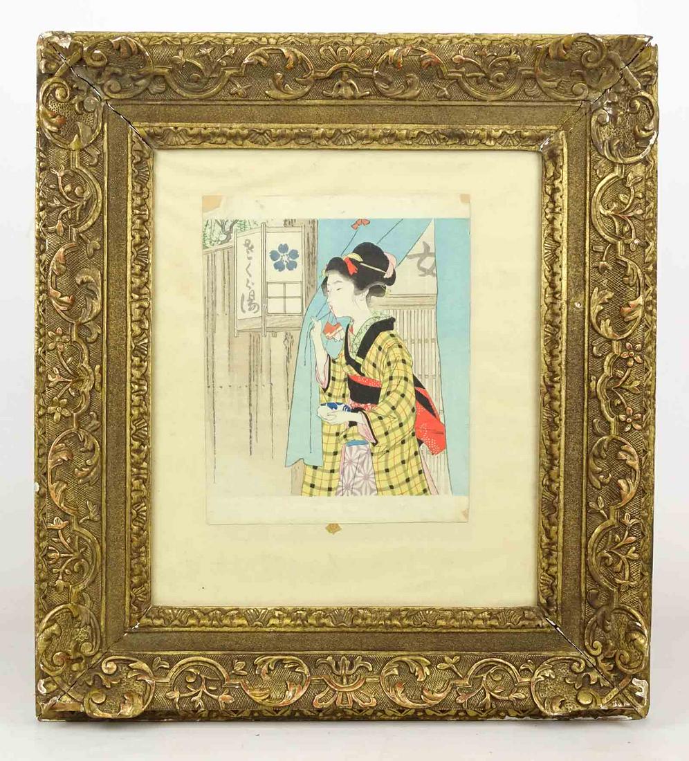 Japanese Woodblock Print (1 of 7)