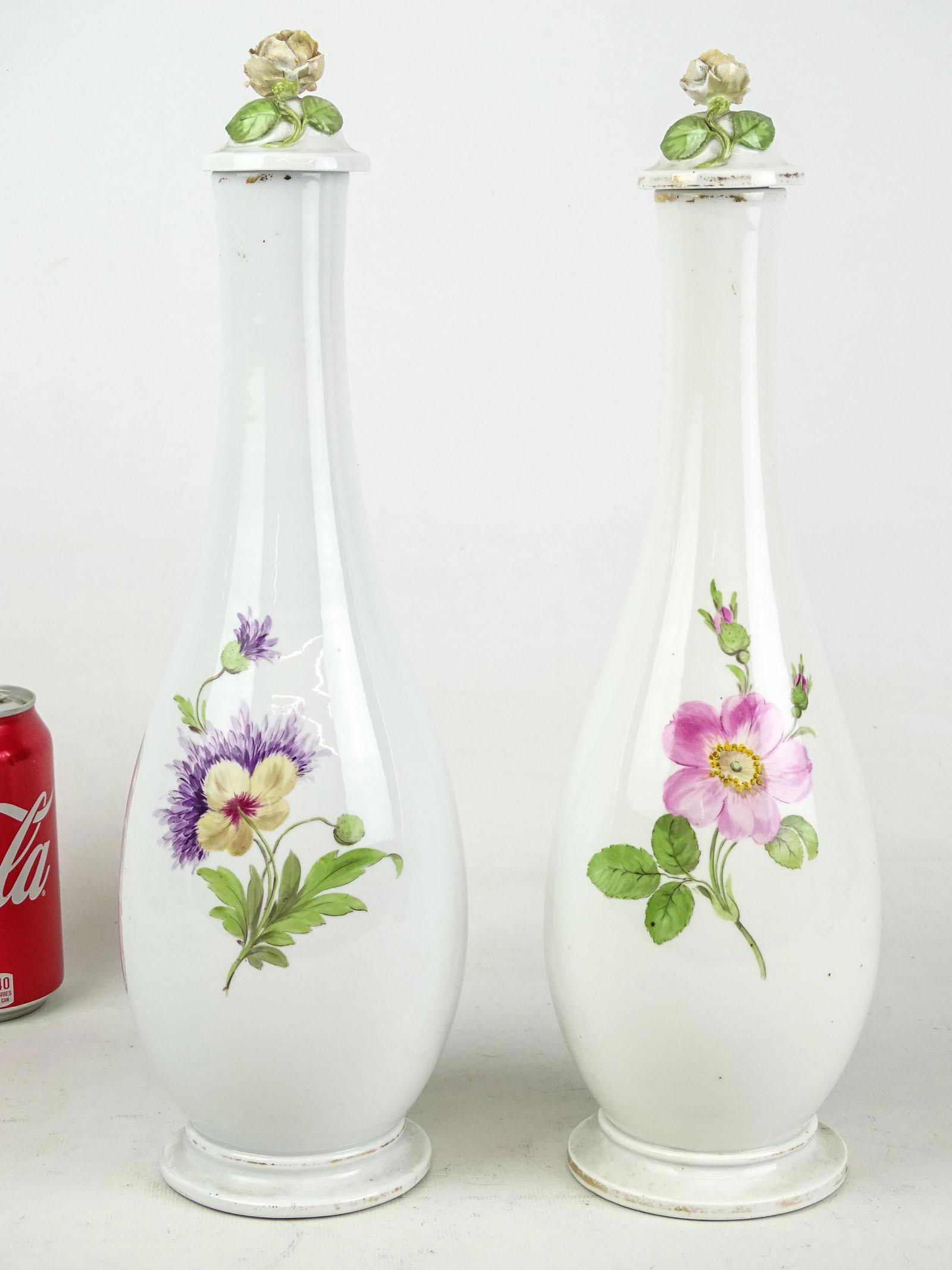 Pair Meissen Bottles (1 of 10)