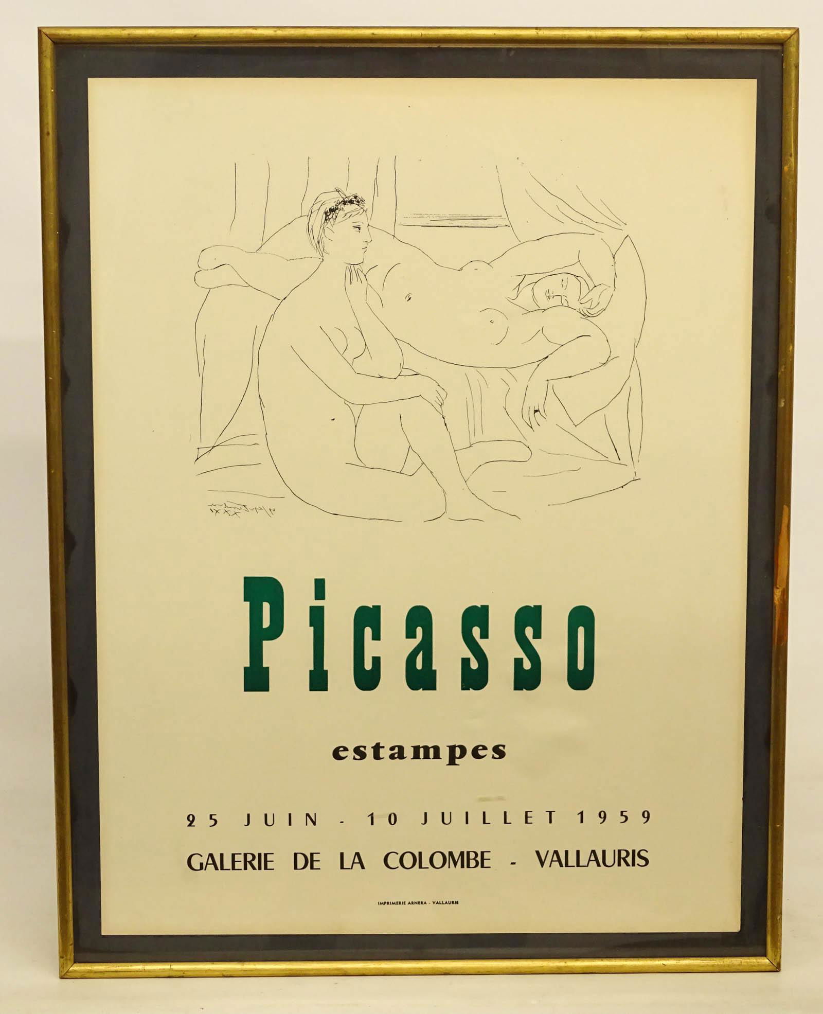 Pablo Picasso French Exhibition Poster (1 of 4)