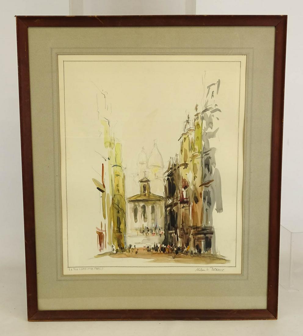 Paris Street Scene Painting (1 of 5)