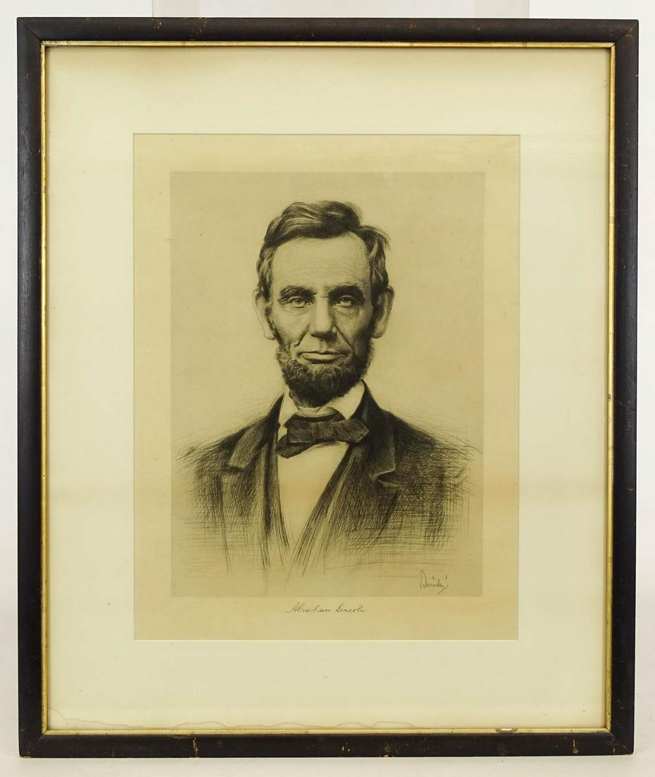 Portrait of Lincoln by Schneider (1 of 5)