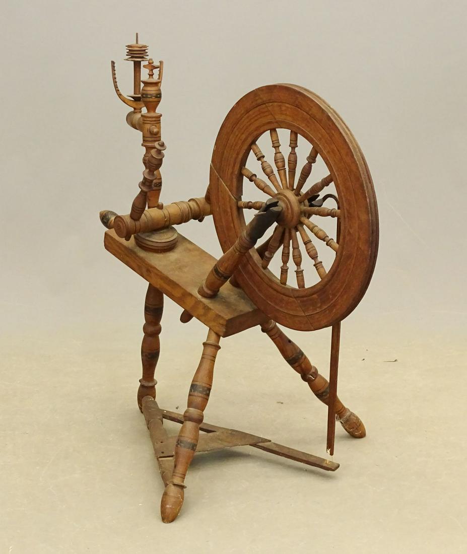 19th c. Spinning Wheel (1 of 3)