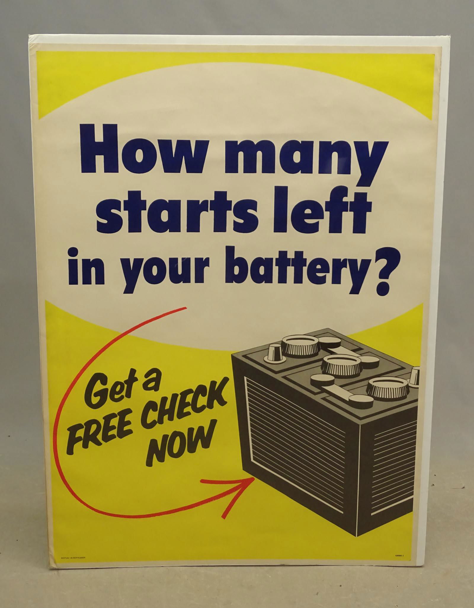 Vintage Automotive Poster (1 of 2)