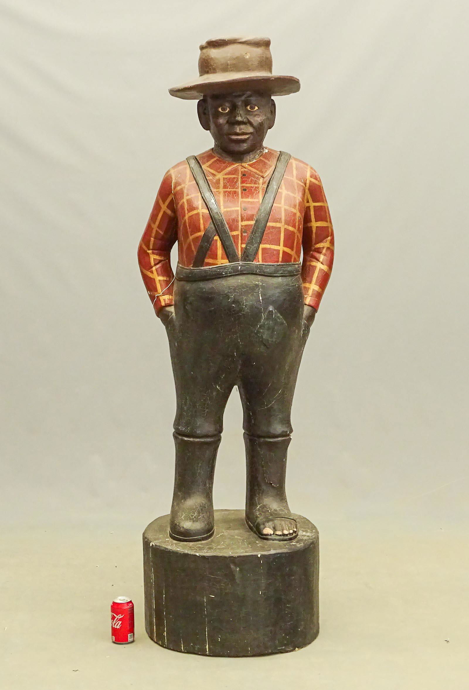 Folk Art Life Size Cigar Store Figure (1 of 8)