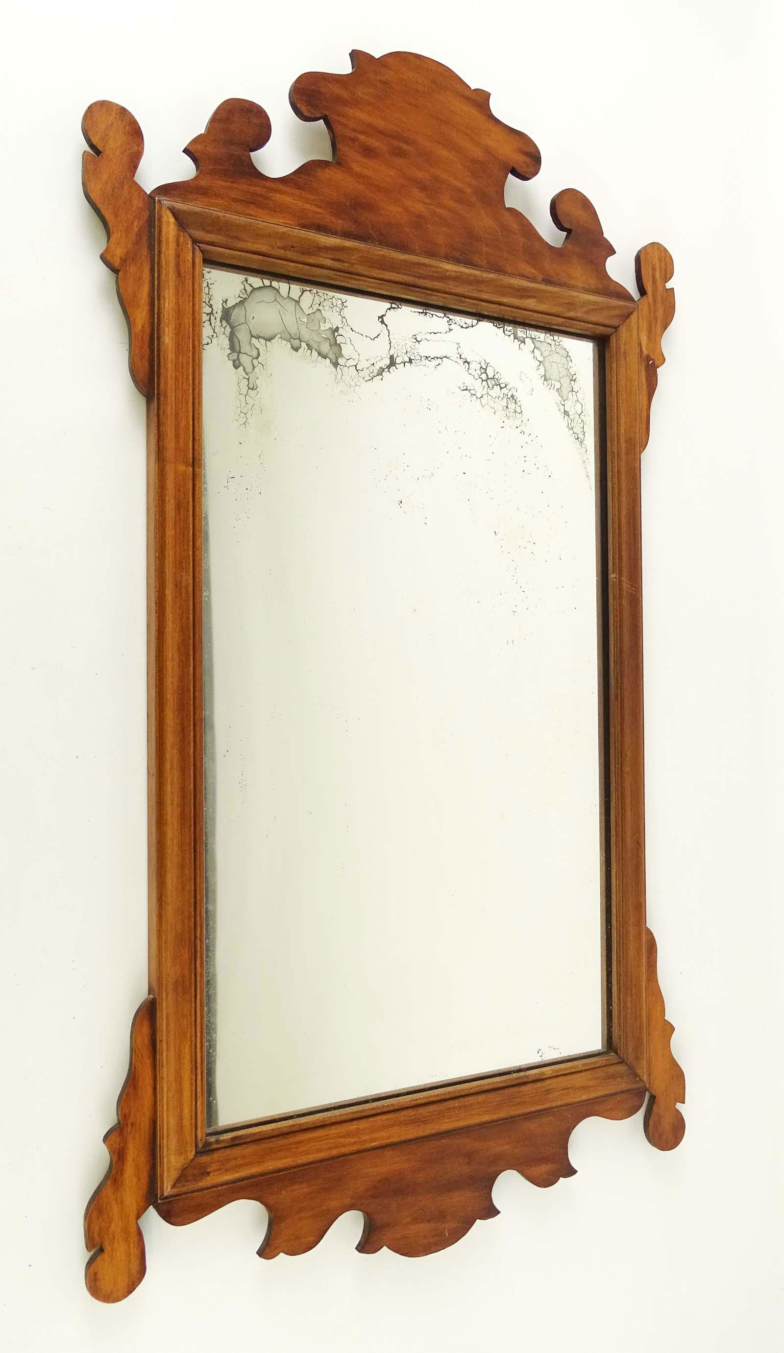 Chippendale Style Mahogany Mirror (1 of 2)