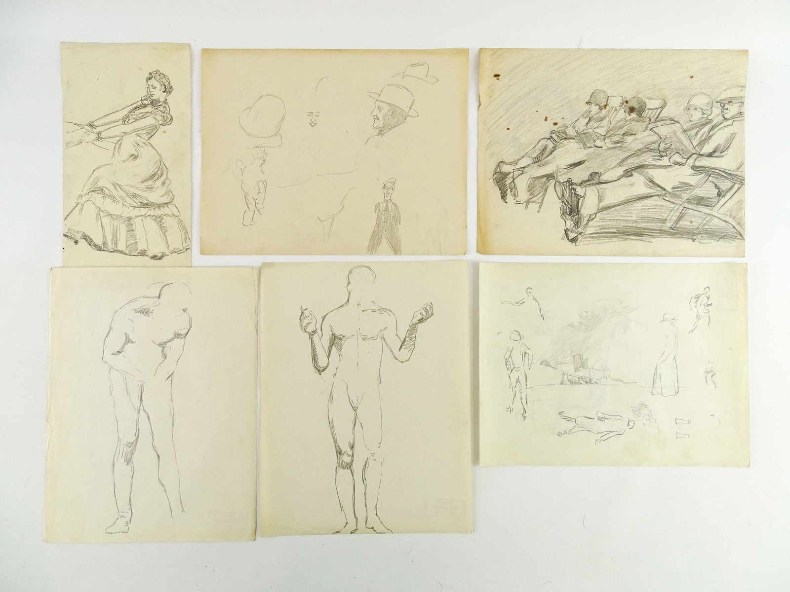 Edmund Quincy (1903-97): Edmund Quincy (1903-97), portfolio of original drawings.