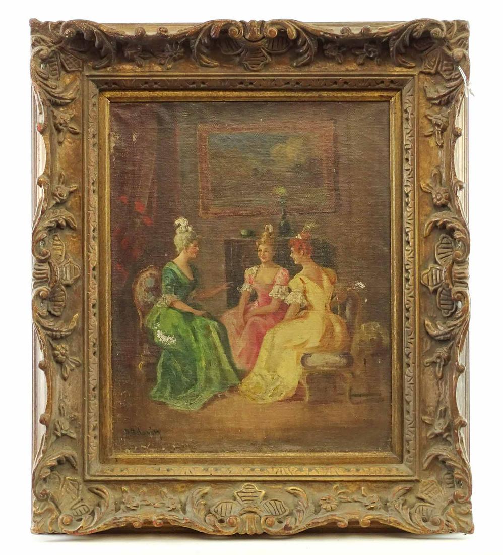 Painting, Continental School Interior (1 of 6)