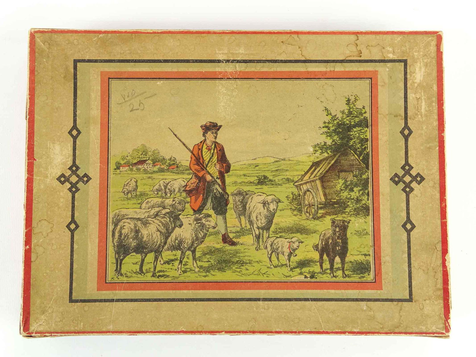 Boxed Set of Putz Sheep (1 of 3)