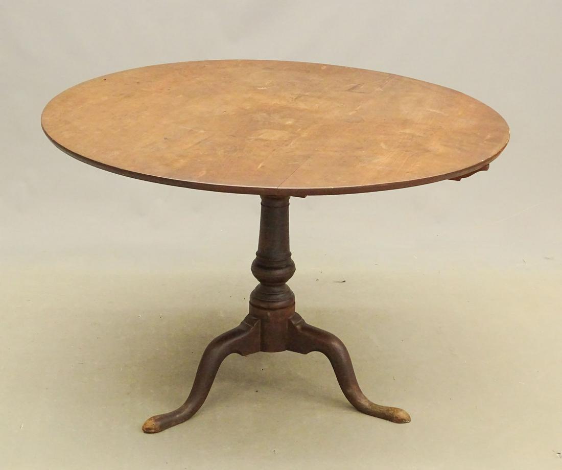 18th c. Queen Anne Tilt Top Tea Table (1 of 4)