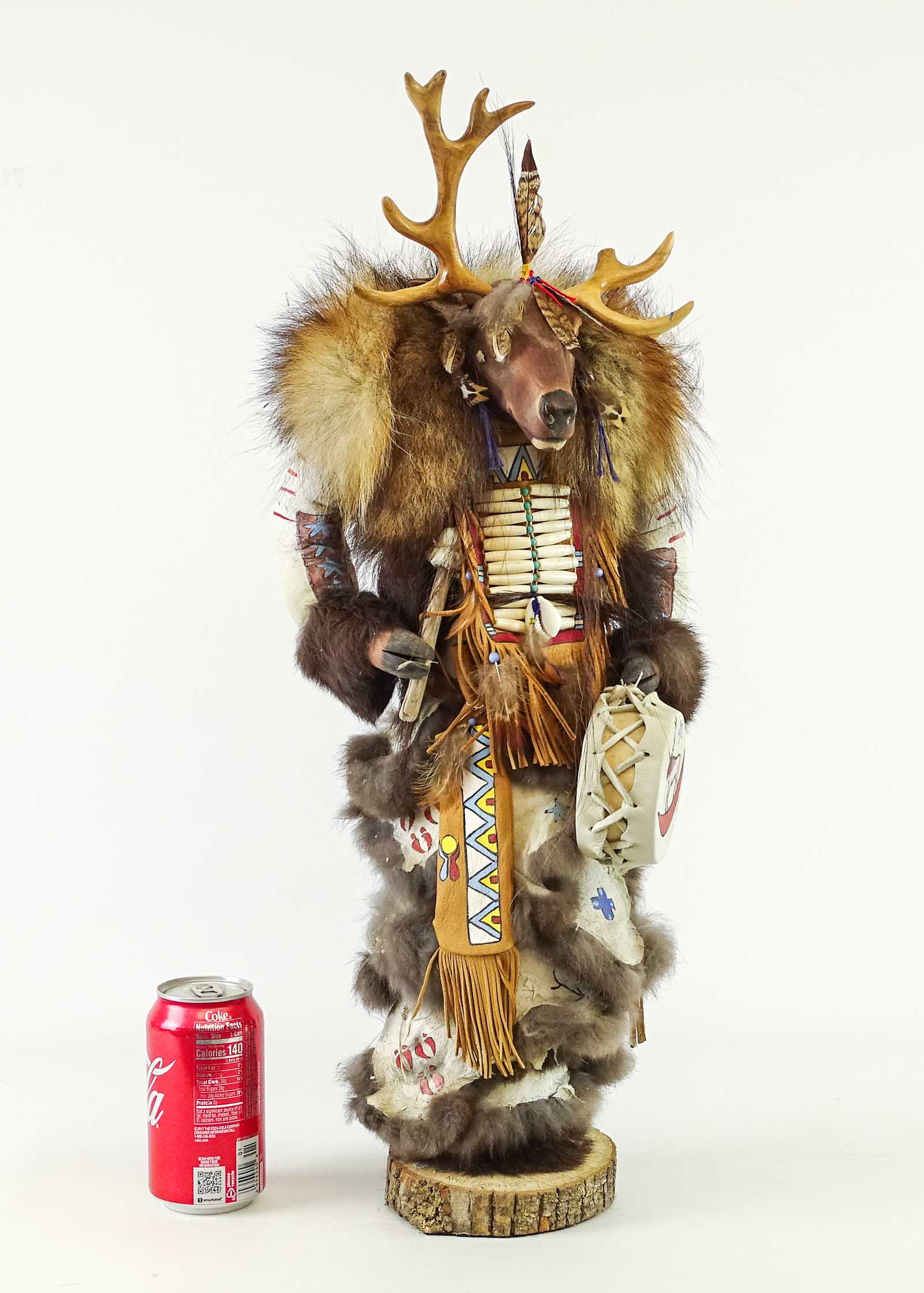 Kevin Gadowski Totemic Figure: Kevin Gadowski totemic figure signed and numbered 57/100. 23" Ht..