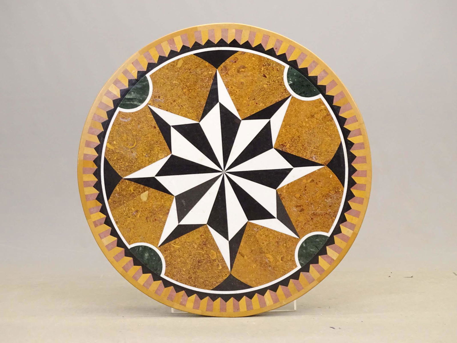 Italian Mosaic Marble Table Top (1 of 3)