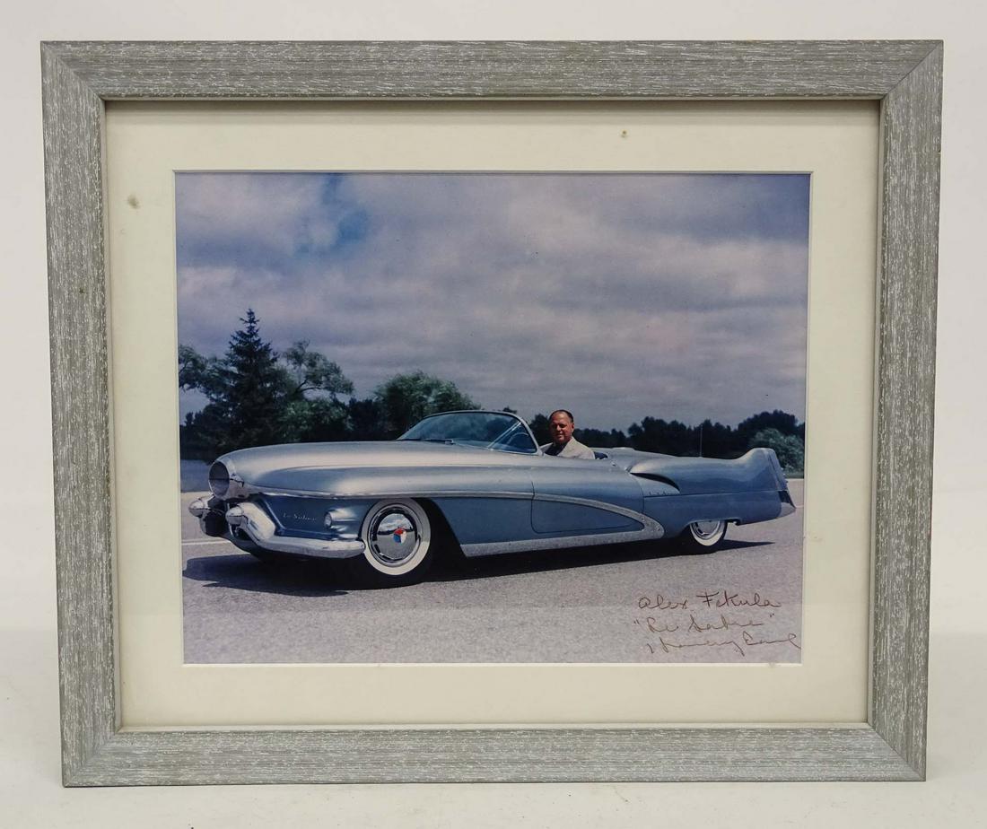 Harley Earl Signed Automobile Photograph (1 of 2)