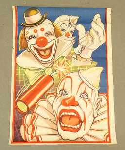 Vintage Circus Poster: Vintage unframed Circus poster. 41" x 55 1/2".