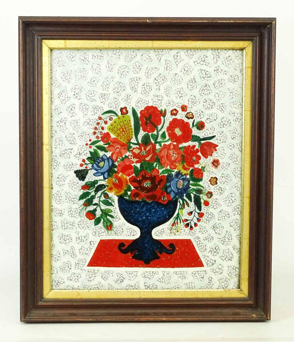 19th c. Tinsel Painting (1 of 5)