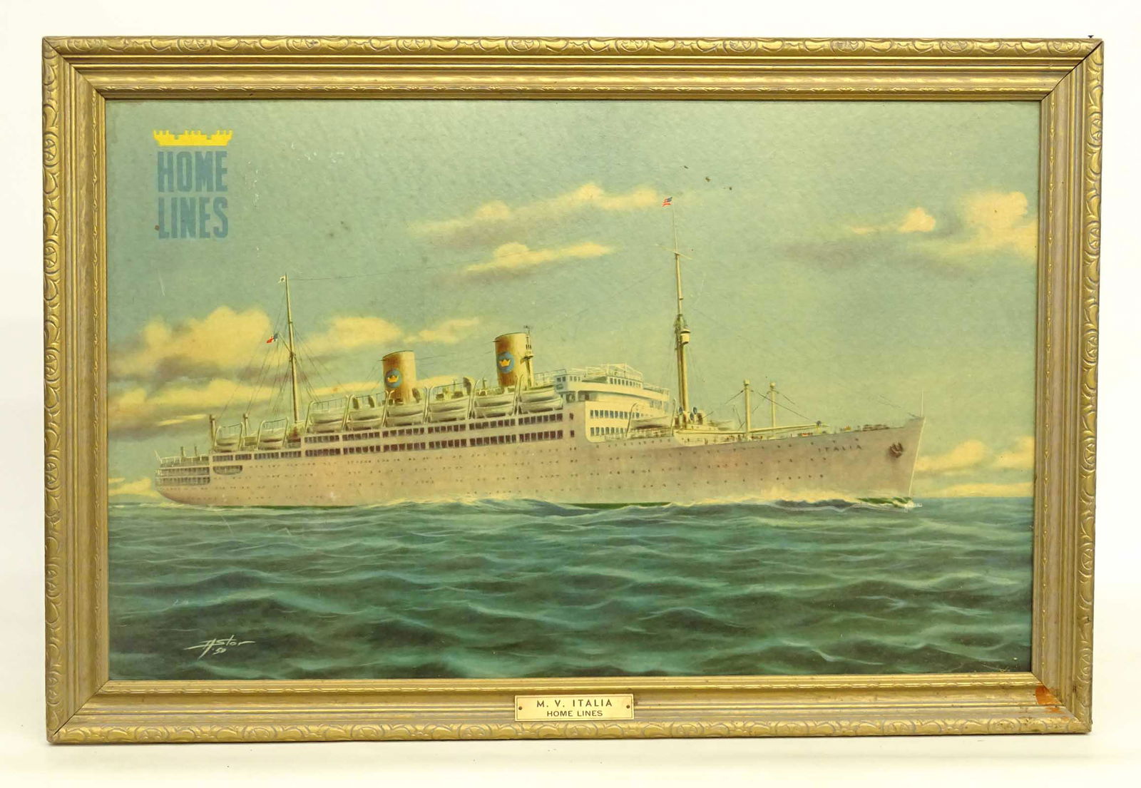 Vintage Oceanliner Print (1 of 5)