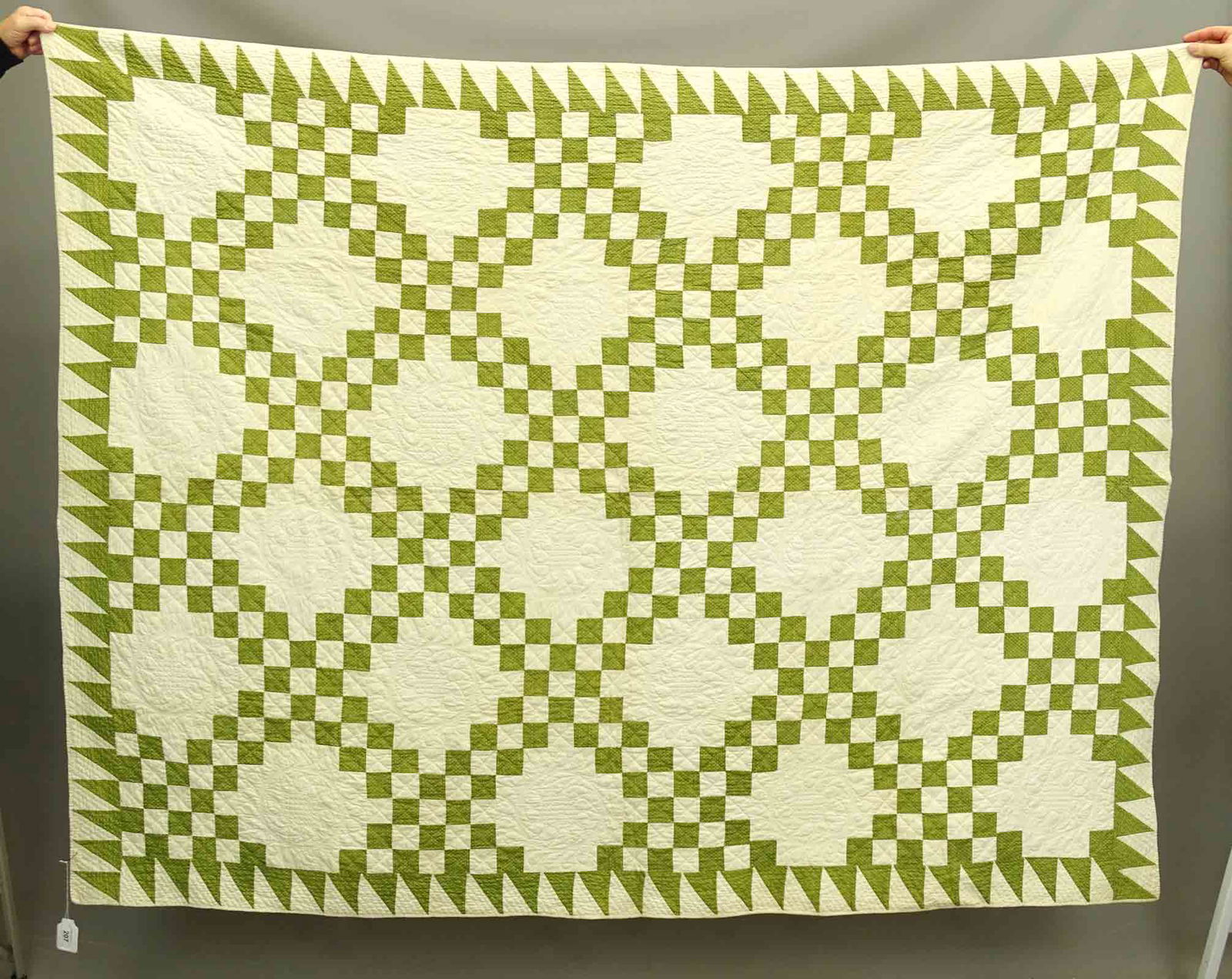 C. 1880 Irish Chain Quilt (1 of 3)
