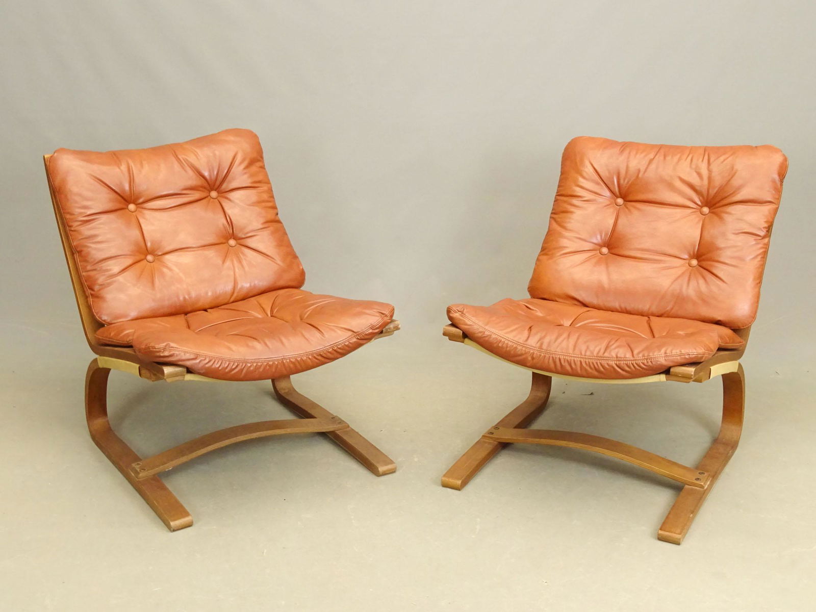 Pair Mid Century Chairs (1 of 4)