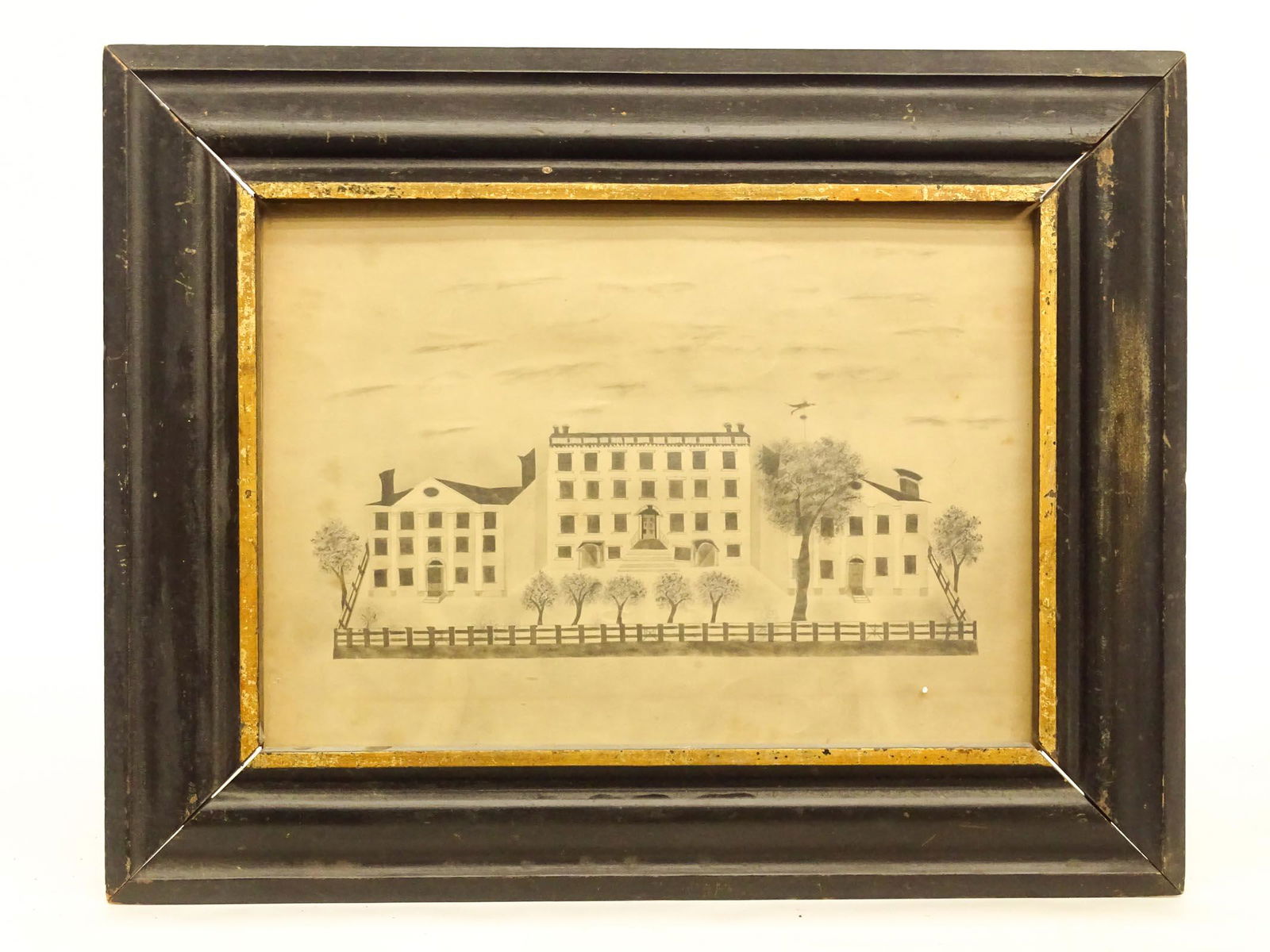 19th c. Folk Art Drawing (1 of 3)
