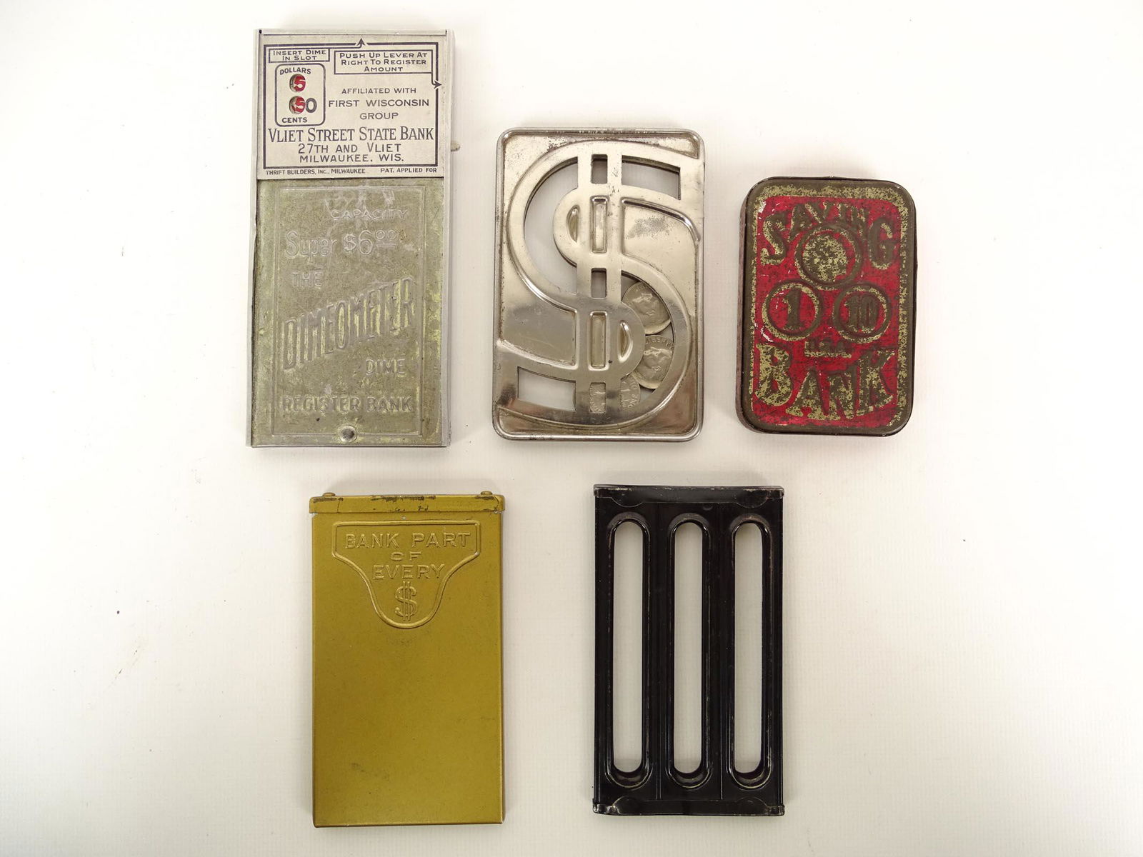 Dime Register Banks (1 of 6)