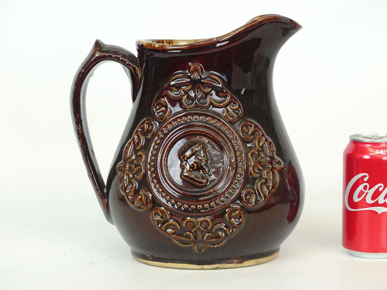 19th c. Rockingham Glaze Pitcher (1 of 4)