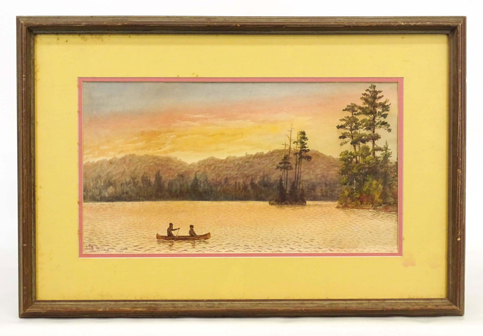 Watercolor, Adirondack Landscape (1 of 3)