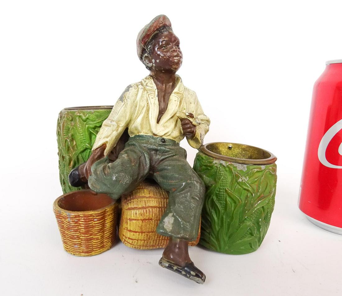 Spelter Metal Figural Cigar Holder (1 of 5)